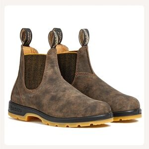 Blundstone Elastic Sided Boot Lined - Unisex 1944 - Rustic Brown (USM 7/ USW 9)